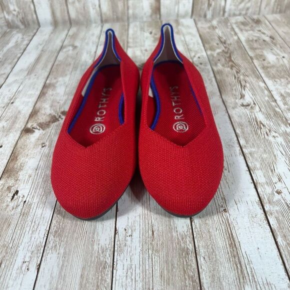 Rothy’s red low top slip‎ Ons Womens 7 - Picture 4 of 7
